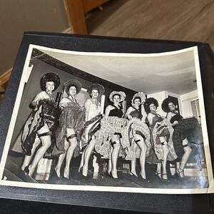 Vintage 1950s Ladies Dancing Outfits 8x10 ￼Ephemera Photo Retro B&W